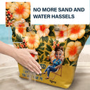 Funny,Retirement,Beach,Gift For Grandma,Gift For Wife,Gift For Women,Gift For Yourself - Funny I'm Retired I Don't Have To - Personalized Beach Bag