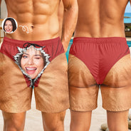 Gift For Bestie, Humorous, Beach, Summer, Icon - Custom Photo Funny Men Swim Trunks - Personalized Unisex Beach Shorts