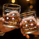 Gift For Mother, Funny - Funny Mom Thanks For Not Swallowing Us - Personalized Whiskey Glass