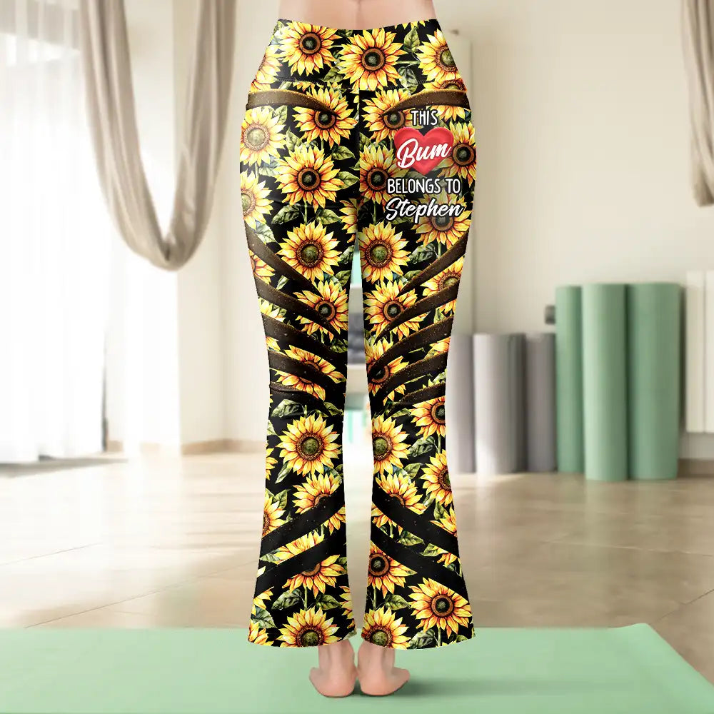 Funny Own My Heart And My Cheeks Humorous Couple - Personalized Leggings