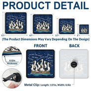 Gift For Grandpa,Gift For Father,Dad - Children,Grandpa - Grandkids,Mom - Children,Gift For Mother,Teacher,Non-Eng,Icon,Humorous - Funny Screaming Seagull - Personalized Acrylic Car Vent Clip