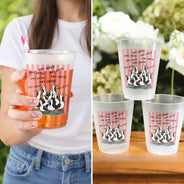 Teacher,Humorous,Back To School,Custom Text - Funny Screaming Seagull - Personalized Frosted Cups