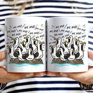 Gift For Husband,Gift For Wife,Gift For Mother,Gift For Father,Gift For Grandparents,Teacher,Funny - Funny Screaming Seagull - Personalized Mug