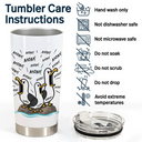 Gift For Grandpa,Gift For Father,Teacher,Dad - Children,Grandpa - Grandkids,Mom - Children,Gift For Mother,Non-Eng,Icon,Humorous - Funny Screaming Seagull - Personalized Tumbler