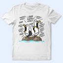 Gift For Husband,Gift For Grandpa,Gift For Father,Non-Eng,Icon,Humorous - Funny Seagull Dad Where's Mom - Personalized T Shirt