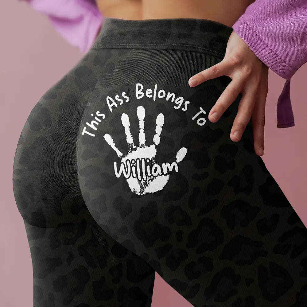 Gift For Wife,Gift For Girlfriend,Gift For Couples - Funny This Beauty Is Taken Belongs To - Personalized Leggings