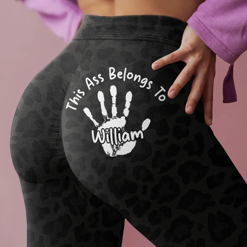 Gift For Wife,Gift For Girlfriend,Gift For Couples - Funny This Beauty Is Taken Belongs To - Personalized Leggings