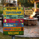 Grilling Welcome Proudly Serving Custom Classic Metal Signs, BBQ Theme, Outdoor Decorating Ideas