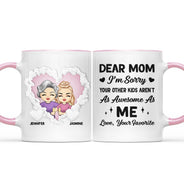 Your Other Kids - Gift For Mother - Personalized Custom Accent Mug