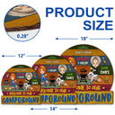 Couple de camping - Bienvenue sur notre camping - Cadeau pour couple de camping - Panneau en bois personnalisé en forme de cœur