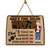 Dad's Tool Rules - Gift For Father - Personalized Custom Shaped Wood Sign