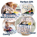 Sending A Big Hug - Gift For Daughters - Personalized Fleece Blanket