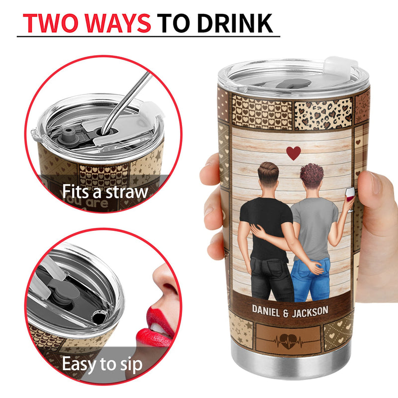 Couple You Are My Love You Are My Life - Gift For Couples - Personalized Tumbler