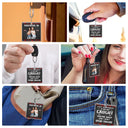 Custom Photo Bestie Sibling Partners In Crime If We Get Caught - Gift For Bestie, Sibling - Personalized Acrylic Keychain