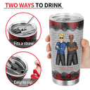 Congrats On Being My Bestie Black Rose - Gift For Bestie - Personalized Tumbler