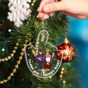 Started With A Swipe Right - Christmas Gift For Couples - Personalized Custom Shaped Acrylic Ornament