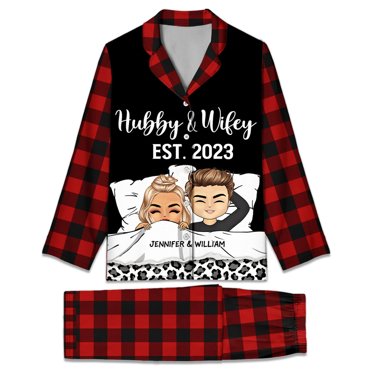 Hubby wifey online pajamas