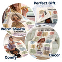 My Daily Affirmations - Gift For Yourself, Gift For Women - Personalized Fleece Blanket