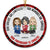 Christmas Bestie Our Friendship Is Endless - Gift For Bestie - Personalized Circle Ceramic Ornament