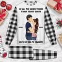 Couple My Favorite By Far - Gift For Couples - Personalized Unisex Pajamas Set