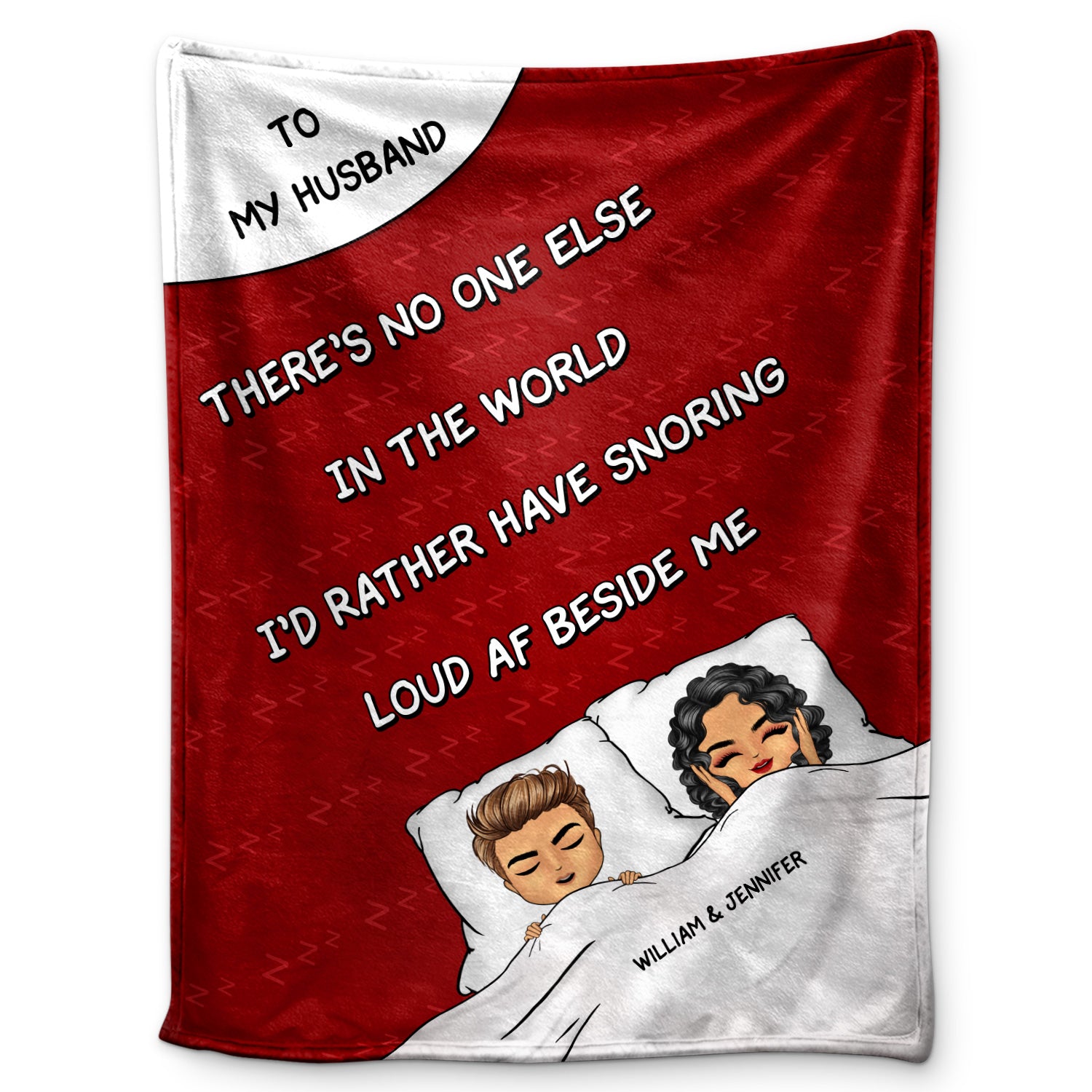 No One Else In The World - Gift For Couples - Personalized Fleece Blanket