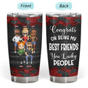 Chibi Félicitations pour être devenu mon meilleur ami - Cadeau pour meilleur ami - Gobelet personnalisé