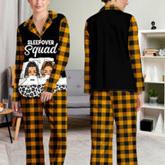 Bestie Sleepover Party Pajamas - Gift For Besties - Personalized Long Pajamas Set