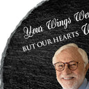 Custom Photo Cardinals I'm Always With You - Memorial Gift - Personalized Circle Memorial Garden Stone
