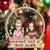 Christmas Bestie Cartoon Sitting You're My Favorite - Gift For Besties - Personalized 2-Layered Mix Ornament