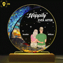 God Gave Me You - Gift For Couples - Personalized 3D Led Light Wooden Base