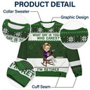 Christmas Retired What Day Is Today - Gift For Retiree - Personalized Unisex Ugly Sweater