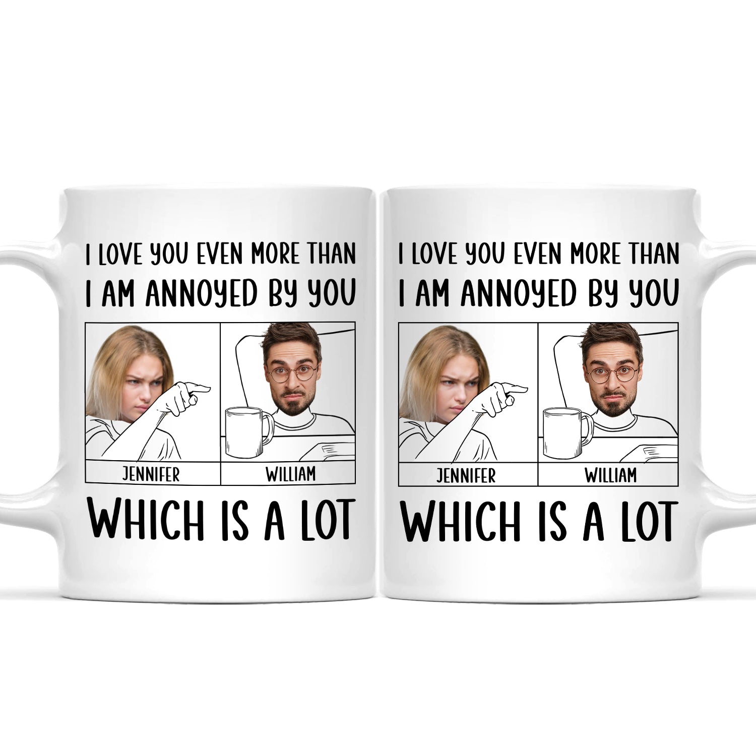 Custom Photo Which Is A Lot - Gift For Couples - Personalized Mug