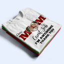 Custom Photo Mom I Love You To The Moon And Back - Gift For Mother - Personalized T Shirt