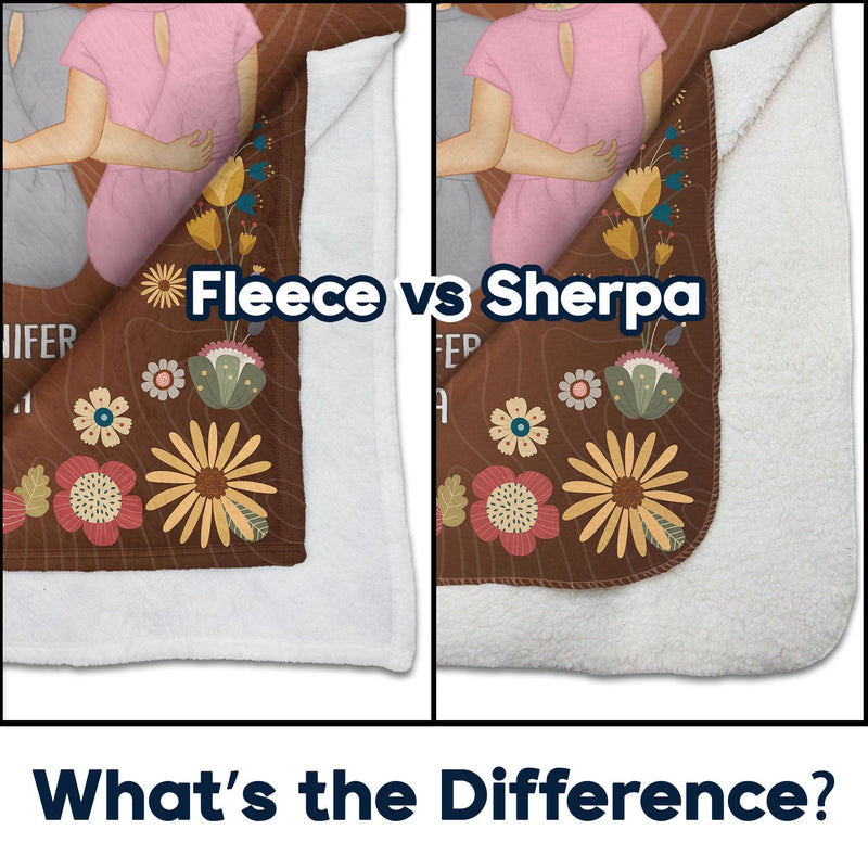 To Grow An Old Friend - Gift For Bestie - Personalized Fleece Blanket