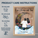 Always With You Mother Daughter - Memorial Gift - Personalized Picture Frame Light Box