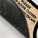 Custom Photo Cats Dogs Planning Escape - Gift For Pet Lovers - Personalized Doormat