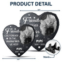 Custom Photo Once By My Side Forever In My Heart - Memorial Gift For Loss Pet, Gift For Pet Lovers - Personalized Heart Memorial Garden Stone
