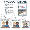 Félicitations pour votre adhésion ! Cadeau pour collègues ! Porte-clés personnalisé en acrylique