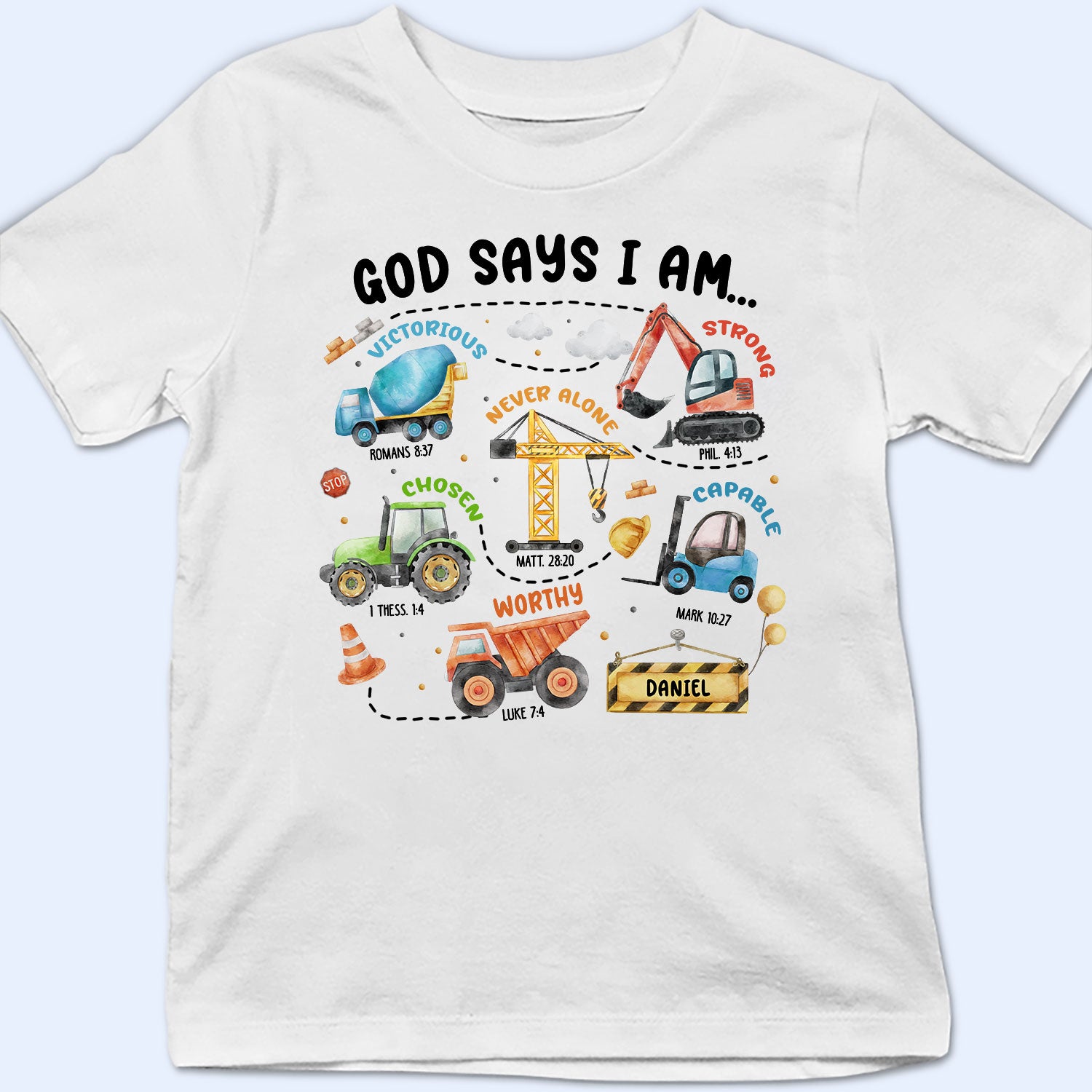 God Says I Am - Gift For Children, Grandkids - Personalized T Shirt