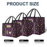 Fur Mom With Love - Gift For Pet Lovers, Pet Mom - Personalized Leather Bag