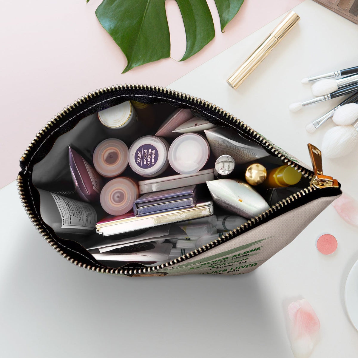 Tu es belle - Cadeau pour toi, cadeau pour femme, cadeau pour elle - Trousse de maquillage personnalisée