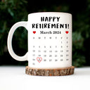 Happy Retirement - Gift For Retiree - Personalized Mug