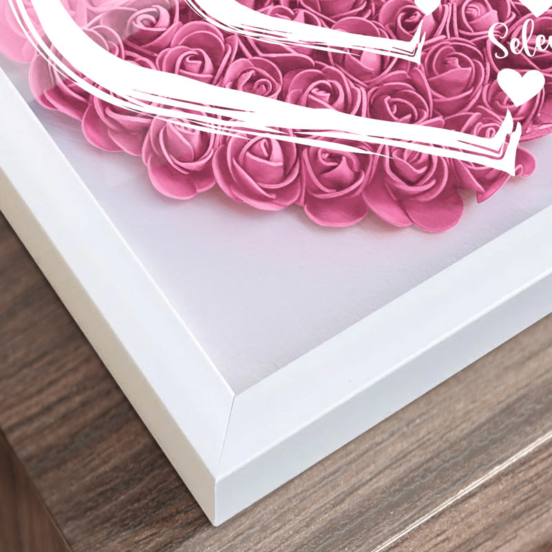 Mom's Grandma's Sweethearts - Gift For Mother, Grandmother - Personalized Flower Shadow Box