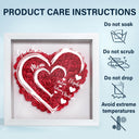 Mom's Grandma's Sweethearts - Gift For Mother, Grandmother - Personalized Flower Shadow Box