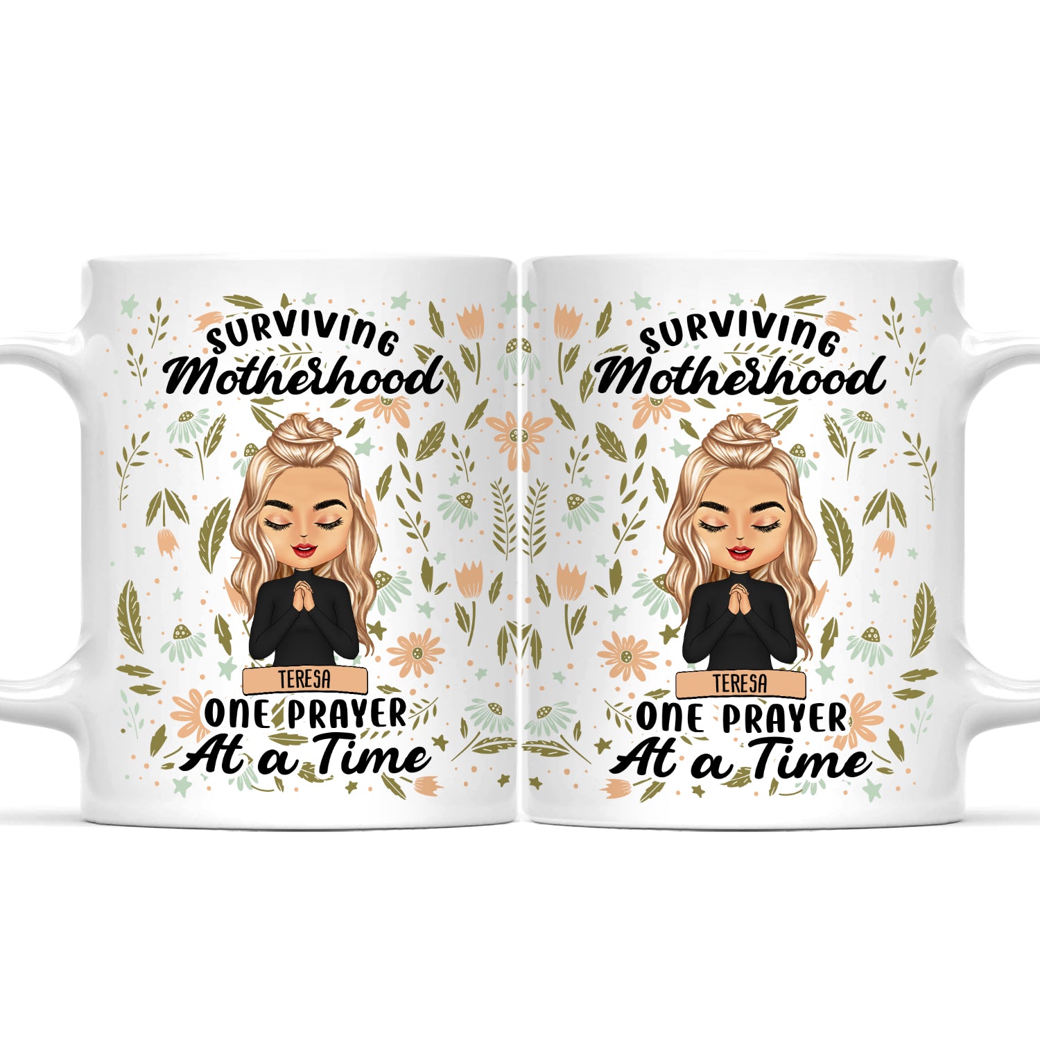 One Prayer At A Time - Gift For Mother - Personalized Mug