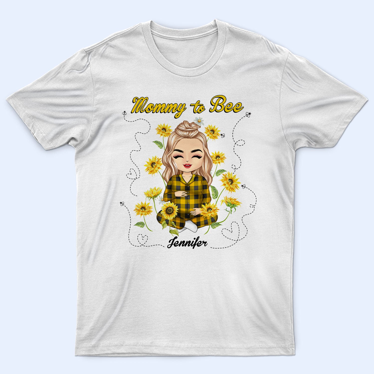 Mommy To Bee - Gift For New Mom, Gift For Mother - Personalized T Shirt