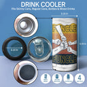 Funcle The Bad Influence - Gift For Uncle - Personalized 4 In 1 Can Cooler Tumbler