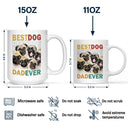 Custom Photo Best Dog Cat Dad Mom Ever - Personalized Mug