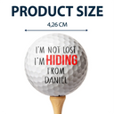 Custom Photo I'm Not Lost - Personalized Golf Ball