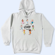 T-shirt personnalisé avec photo « Le meilleur papa de tous les temps » pour enfants dansants